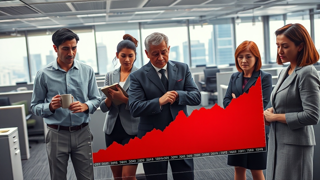 투자 시 리스크 및 주의점 (realistic 스타일)