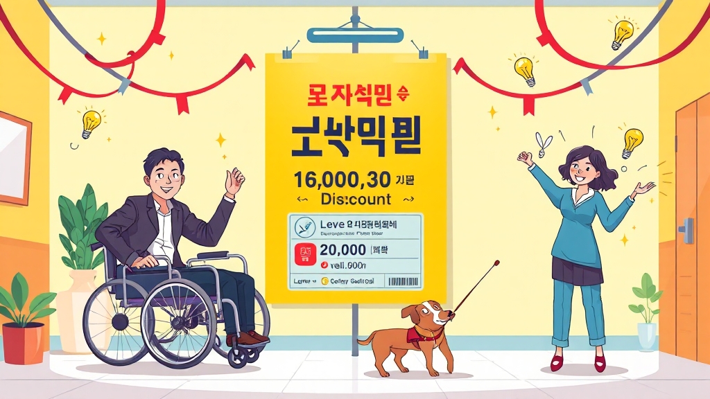 할인, 얼마나 받을 수 있을까? (cartoon 스타일)