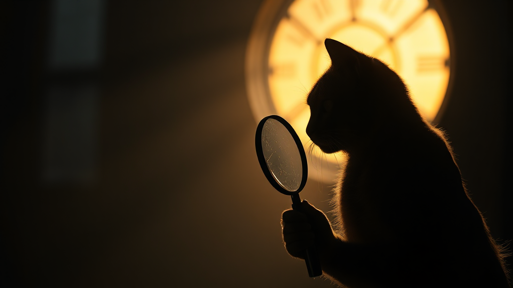 고양이 탐정, 어떤 서비스일까? (realistic 스타일)