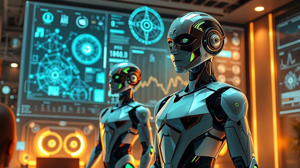 AI 기술, 어디까지 왔나? 미래는? (realistic 스타일)