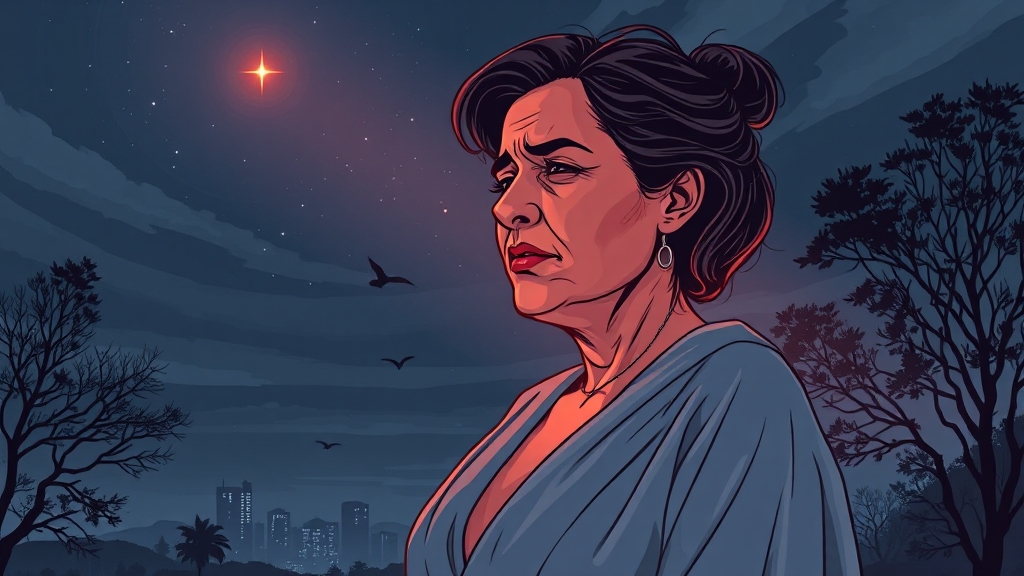 갱년기, 왜 힘들까요? (illustration 스타일)