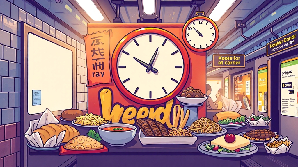 가격 비교 & 방문 시간: 가성비 높이기 (cartoon 스타일)