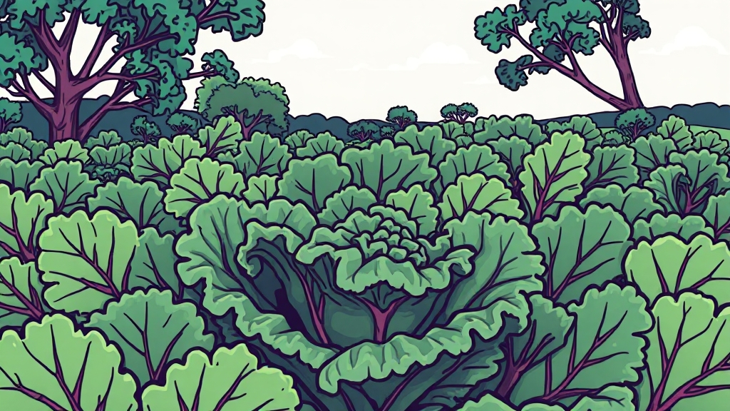 컬리케일 섭취, 어떤 효능이 있을까? (illustration 스타일)