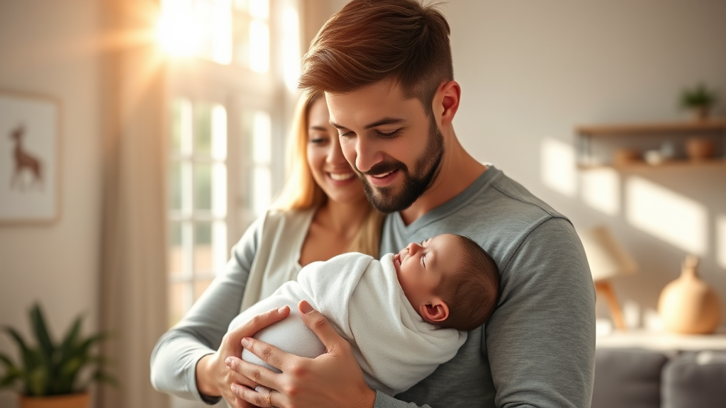 신생아 특례 대출 자격 및 혜택 (realistic 스타일)