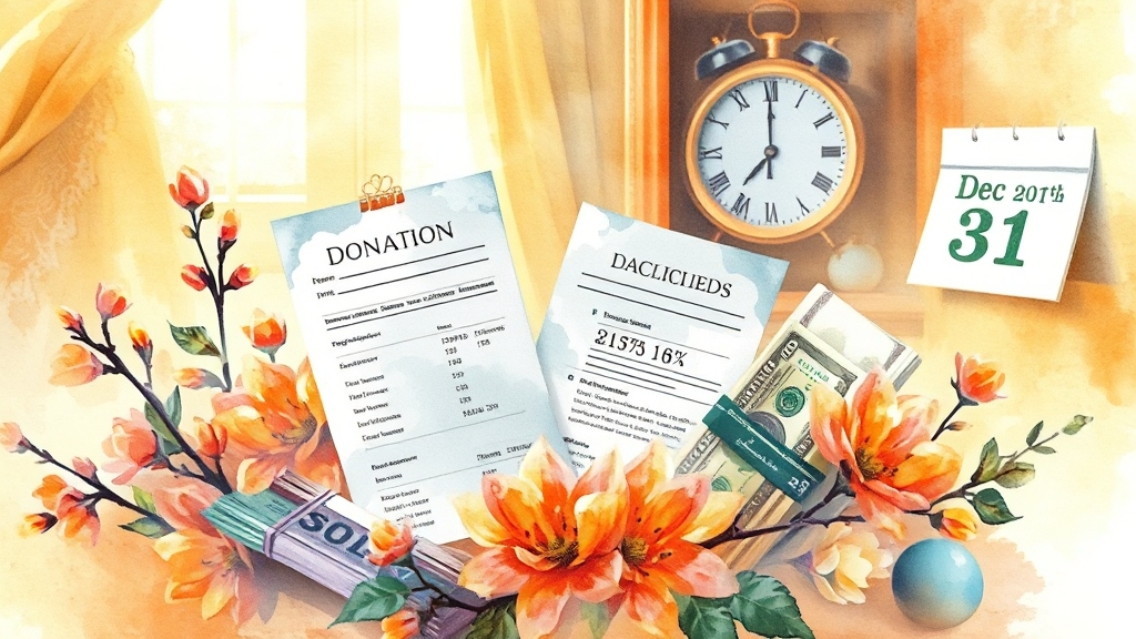 기부금, 얼마나 돌려받을 수 있을까? (watercolor 스타일)