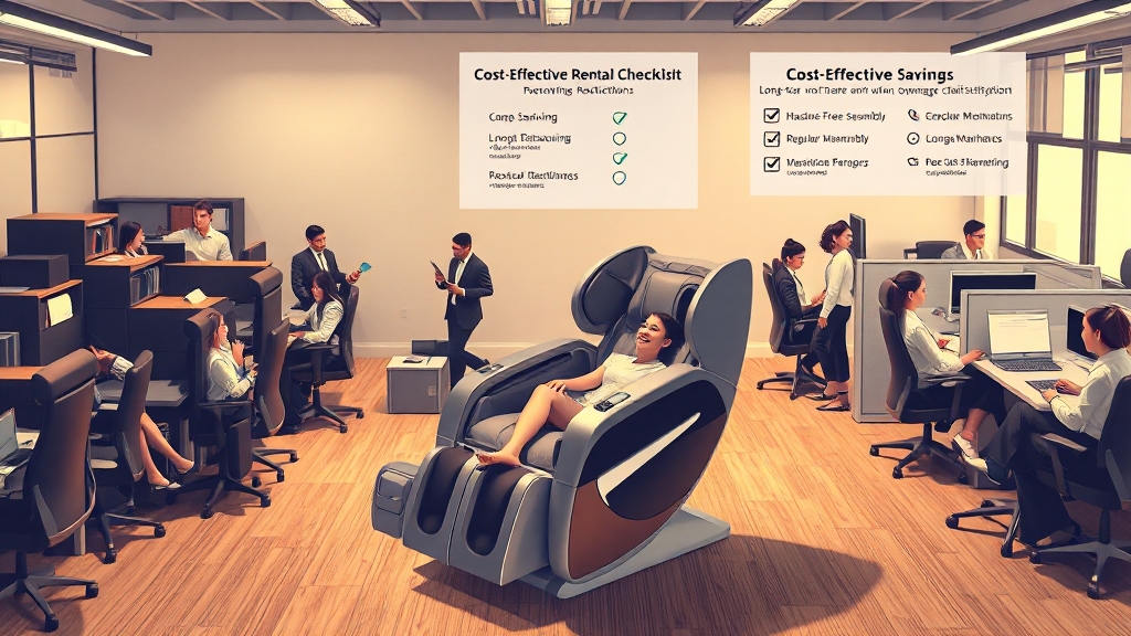 렌탈 장점과 단점 (illustration 스타일)