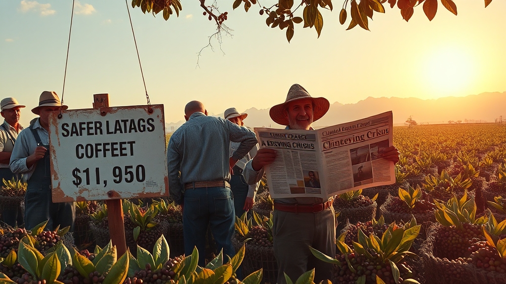 앞으로 커피 가격, 어떻게 될까? (realistic 스타일)