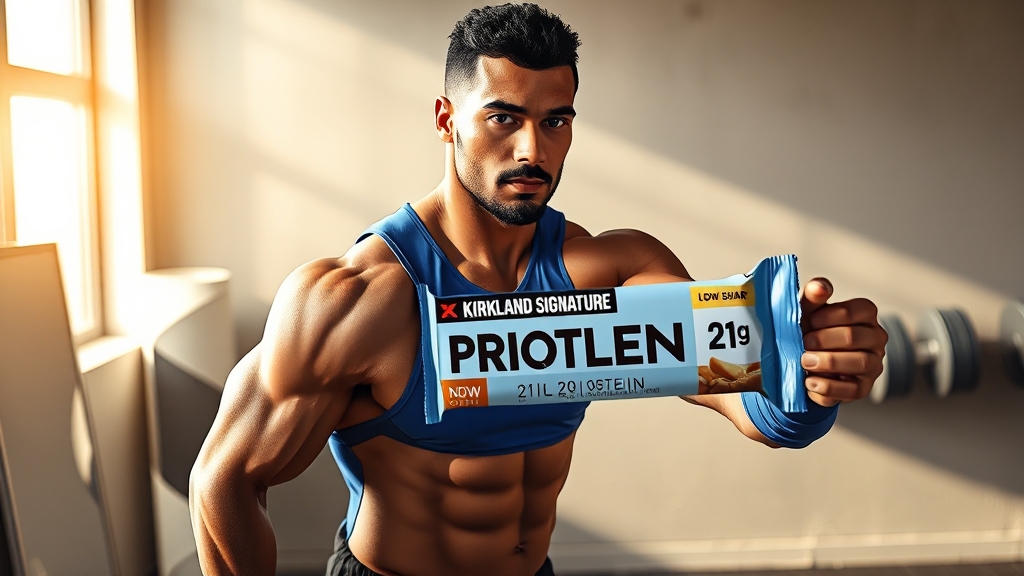 커클랜드 프로틴바: 간편 단백질 간식 (realistic 스타일)