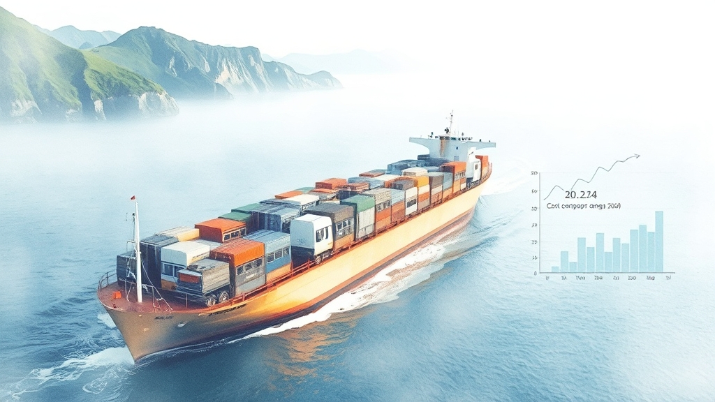 2024 최신 차량 선적 비용 정보 (watercolor 스타일)