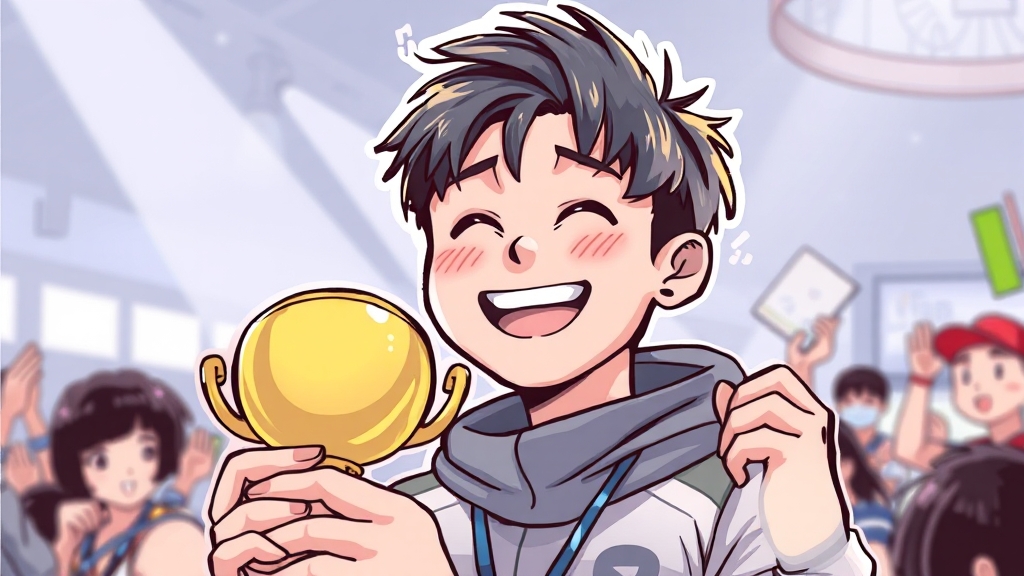 수상 경력 및 활동 이력 (illustration 스타일)