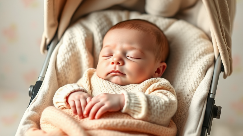 유모차 선택, 개월 수와 상황별 고려! (realistic 스타일)