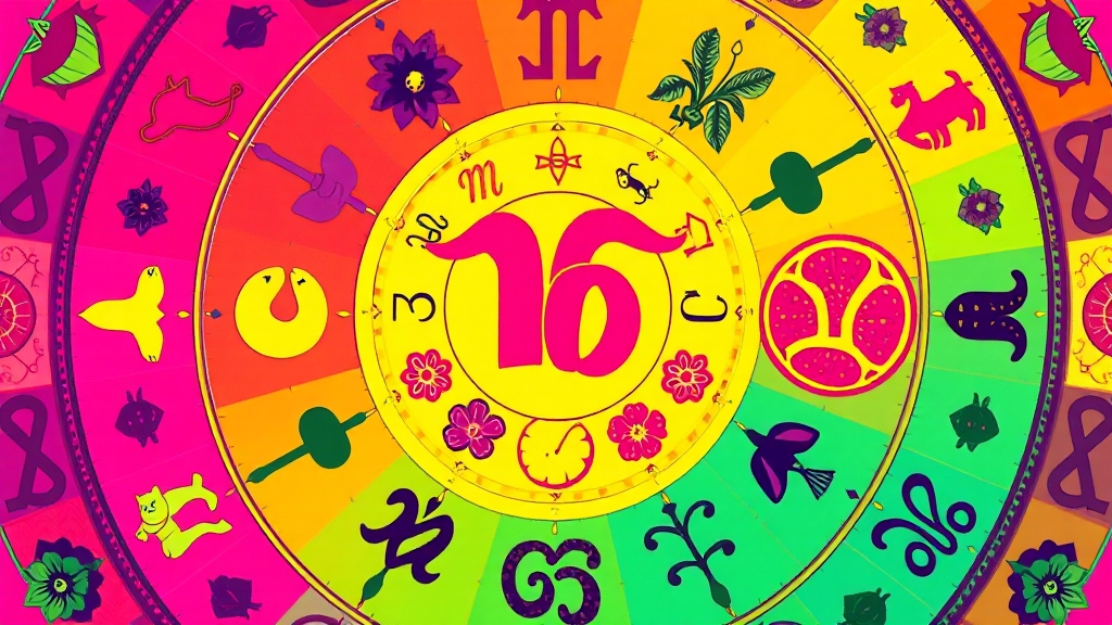 띠별 오늘 운세 상세 분석 (popart 스타일)