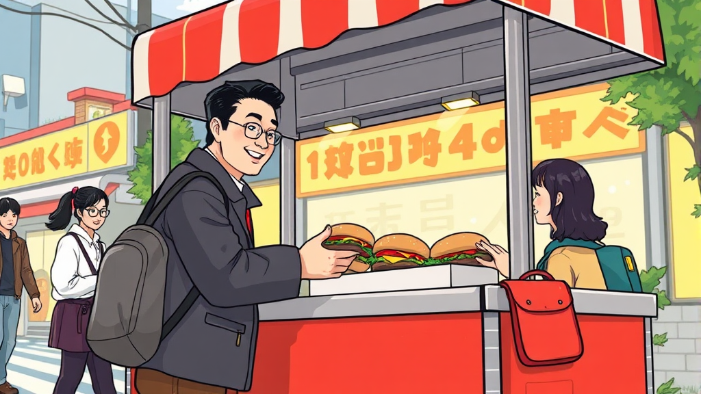 영철버거의 역사 (cartoon 스타일)
