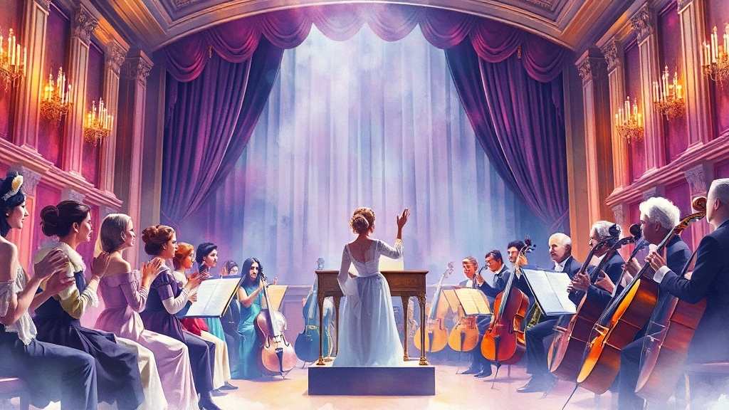 공연 종류별 박수 예절, 뭐가 다를까요? (watercolor 스타일)