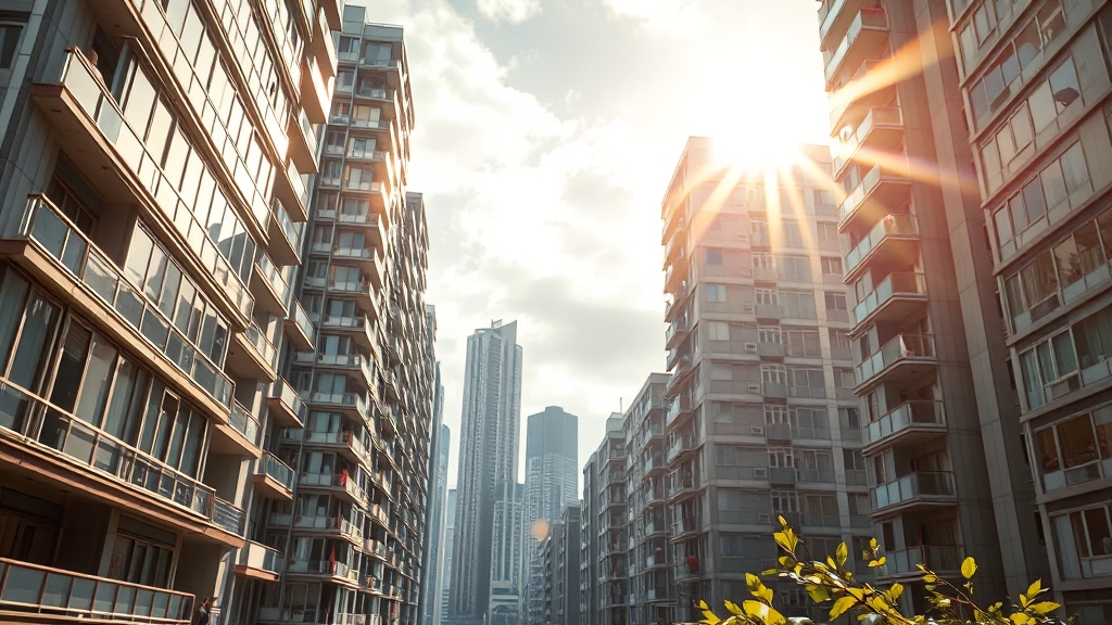 광명 아파트 시장 현황 (realistic 스타일)