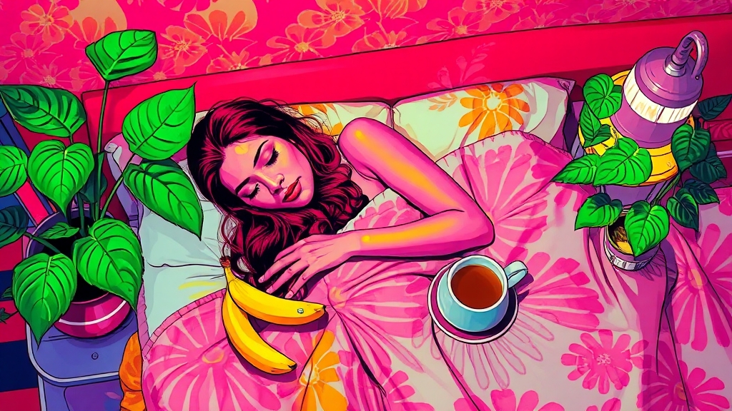 열대야 극복을 위한 숙면 가이드와 건강 관리법 (2025 최신) 6 자연 친화적 숙면 방법 (popart 스타일)