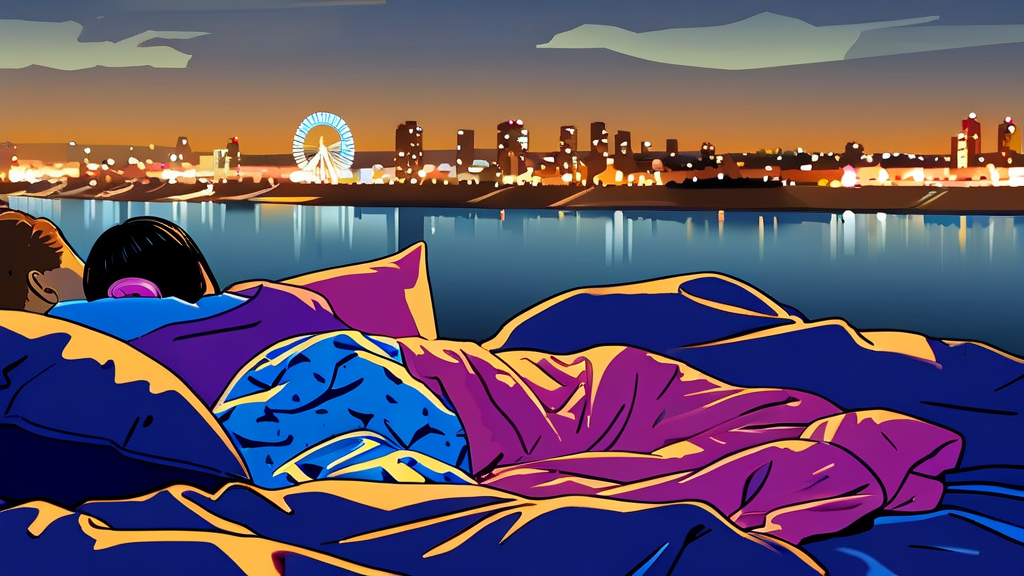 꿀잠을 위한 준비물과 전략 (realistic 스타일)