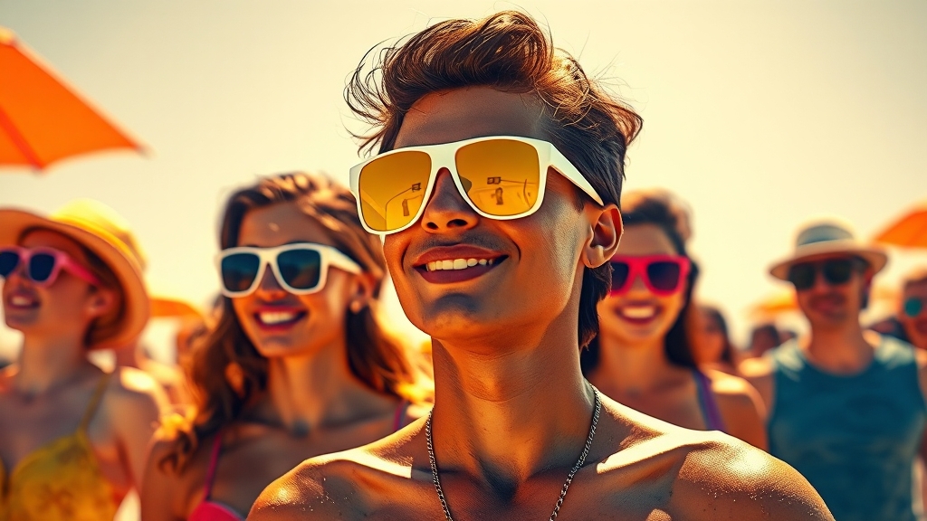 건강한 피부, 자외선 차단부터! (popart 스타일)