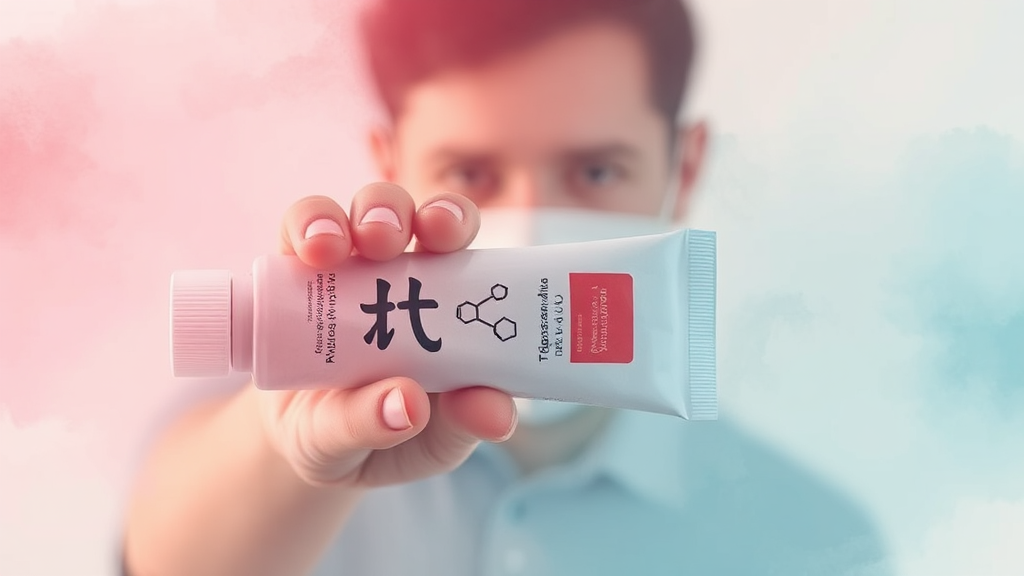 트리클로산 유해성 논란 (watercolor 스타일)