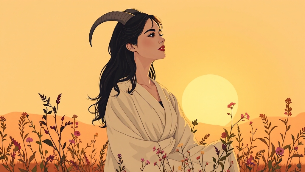 흑염소진액 효능 (illustration 스타일)