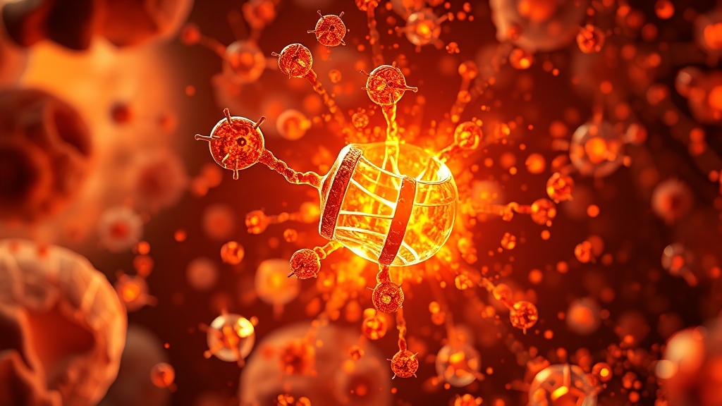 NAD+ 주사 작용 기전 및 효과 (realistic 스타일)