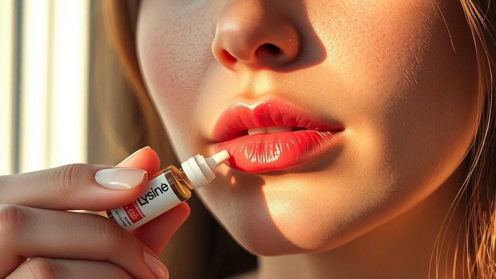 입술 헤르페스 치료법 (realistic 스타일)