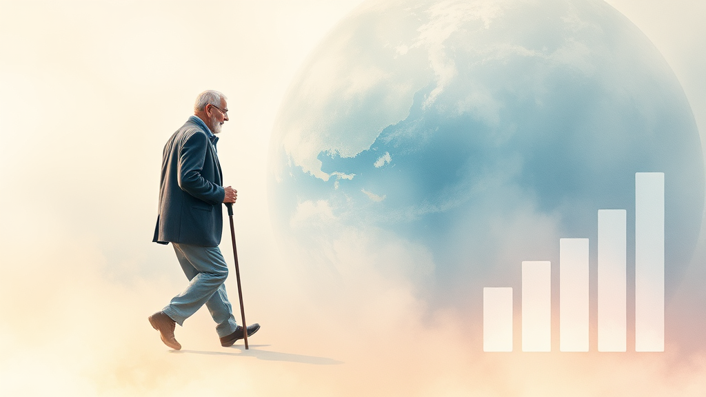 노인 진료비 증가 원인 (watercolor 스타일)