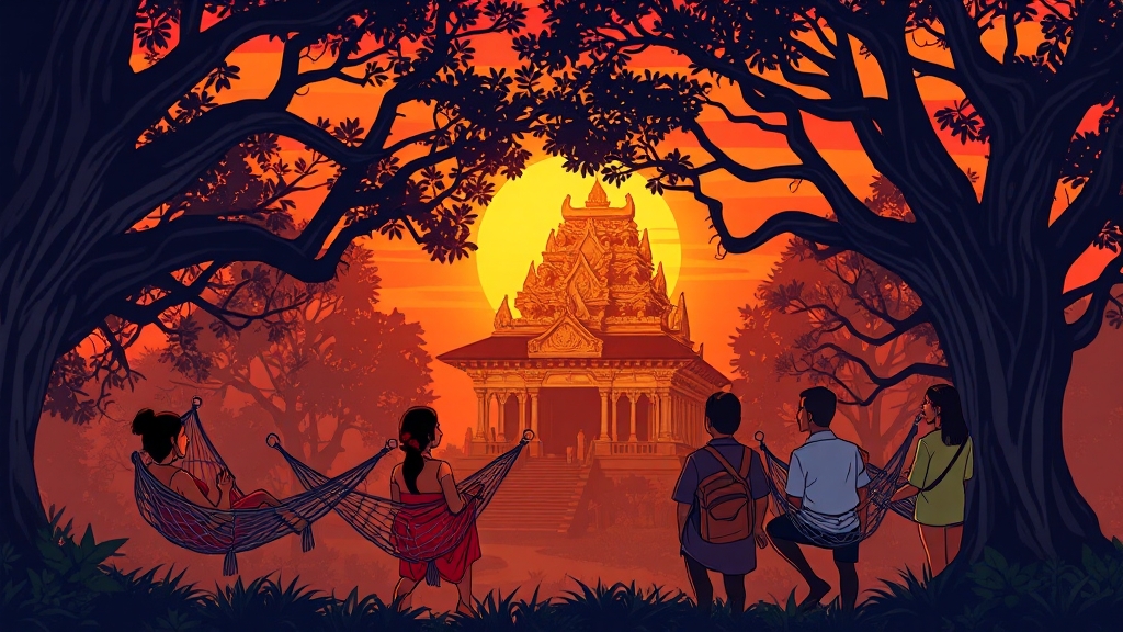 숨겨진 보석 같은 여행지 추천 (cartoon 스타일)