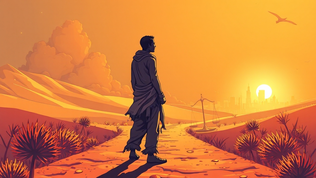 면책 후 경제적 자유, 무엇이 달라질까? (illustration 스타일)