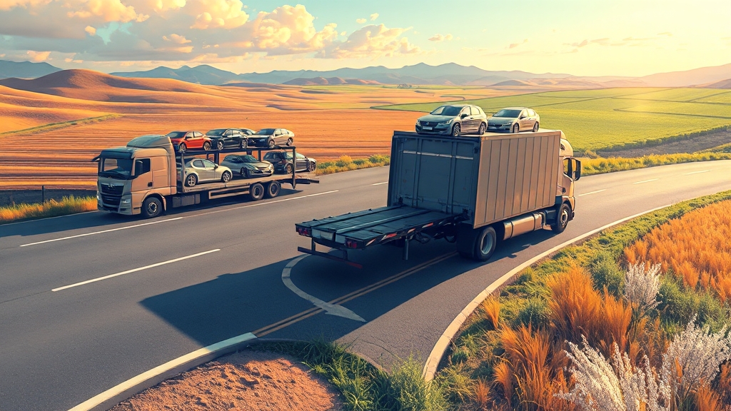 탁송 종류, 뭐가 있을까? (illustration 스타일)