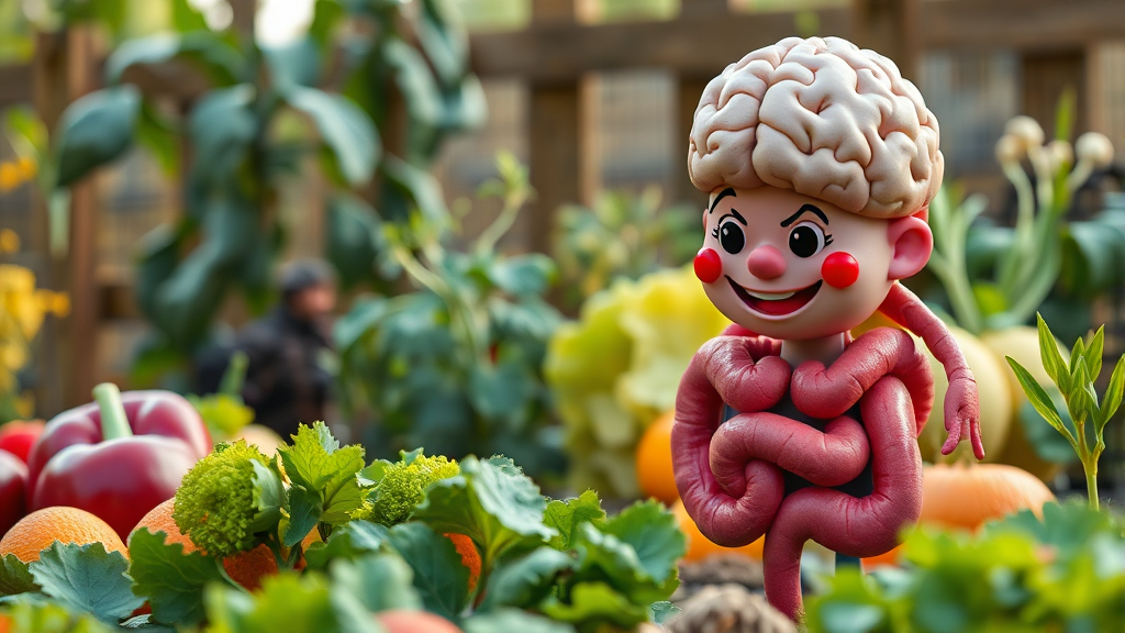 Q&A 장 건강, 면역력 궁금증 해결 (realistic 스타일)