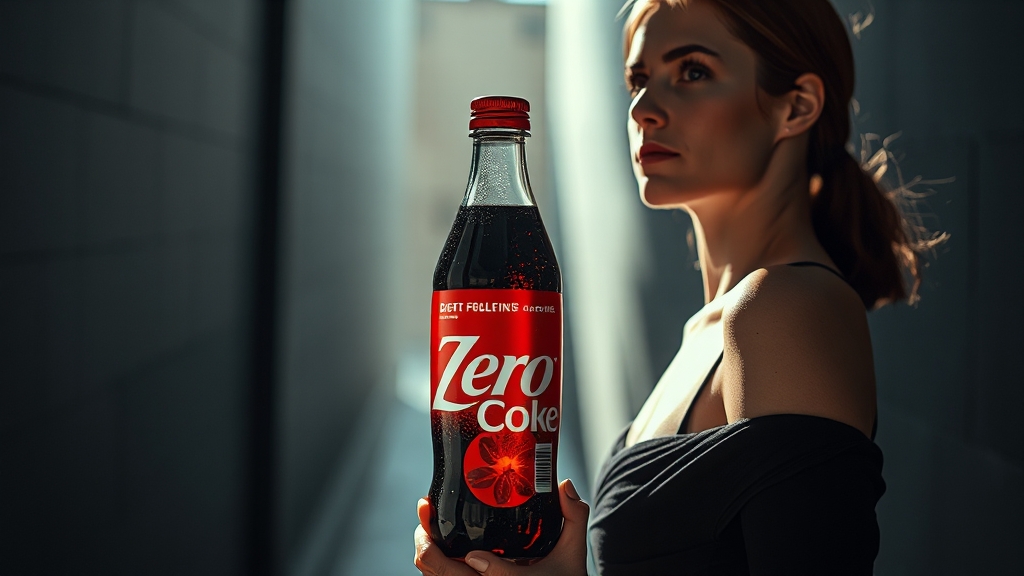 제로콜라, 뭐가 다를까? (realistic 스타일)