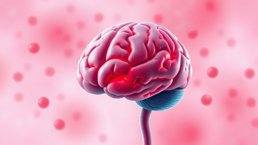 뇌경색의 주요 원인은? (watercolor 스타일)