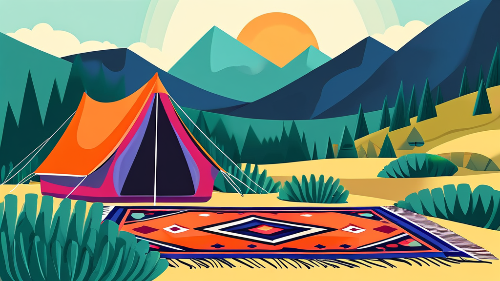 글램핑 vs 일반 캠핑존: 나에게 맞는 난지캠핑장 선택법 (illustration 스타일)