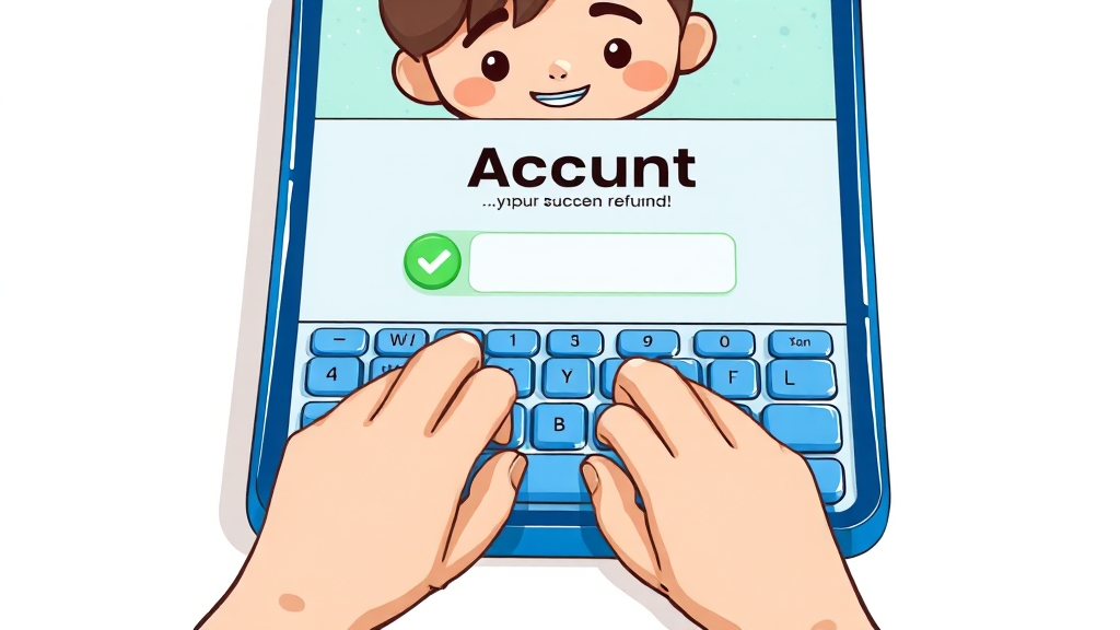 온라인 신청이 제일 간편 (cartoon 스타일)