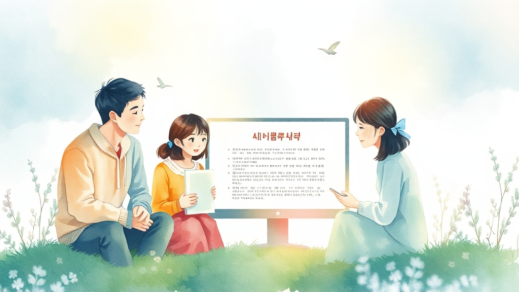 어떻게 신청하나요? (watercolor 스타일)