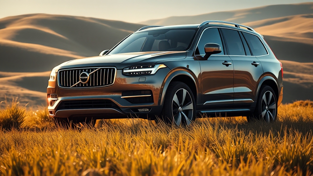 XC90 모델 변화 및 평가 (realistic 스타일)
