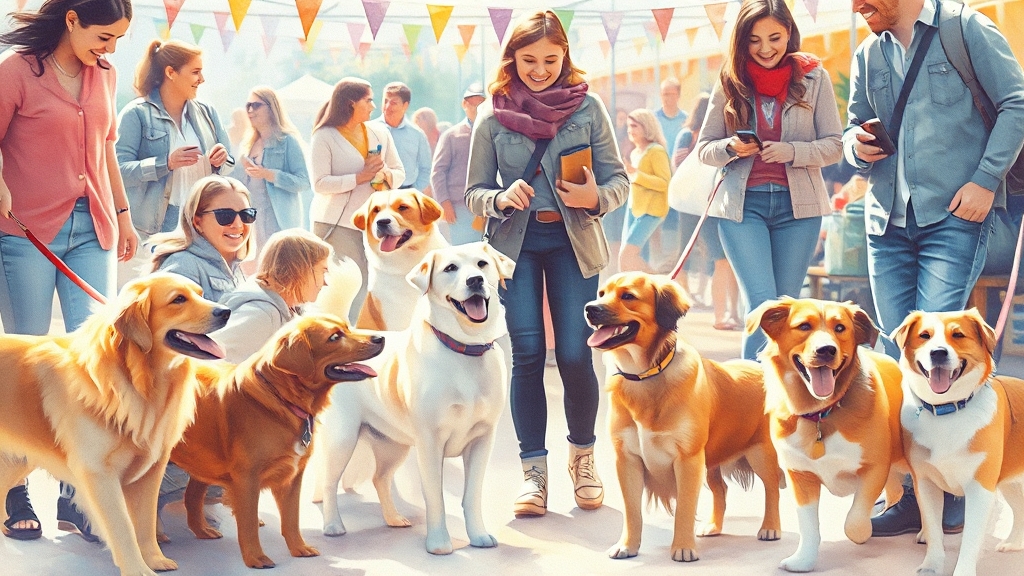 펫티켓! 동반 시 주의사항 & 에티켓 (watercolor 스타일)