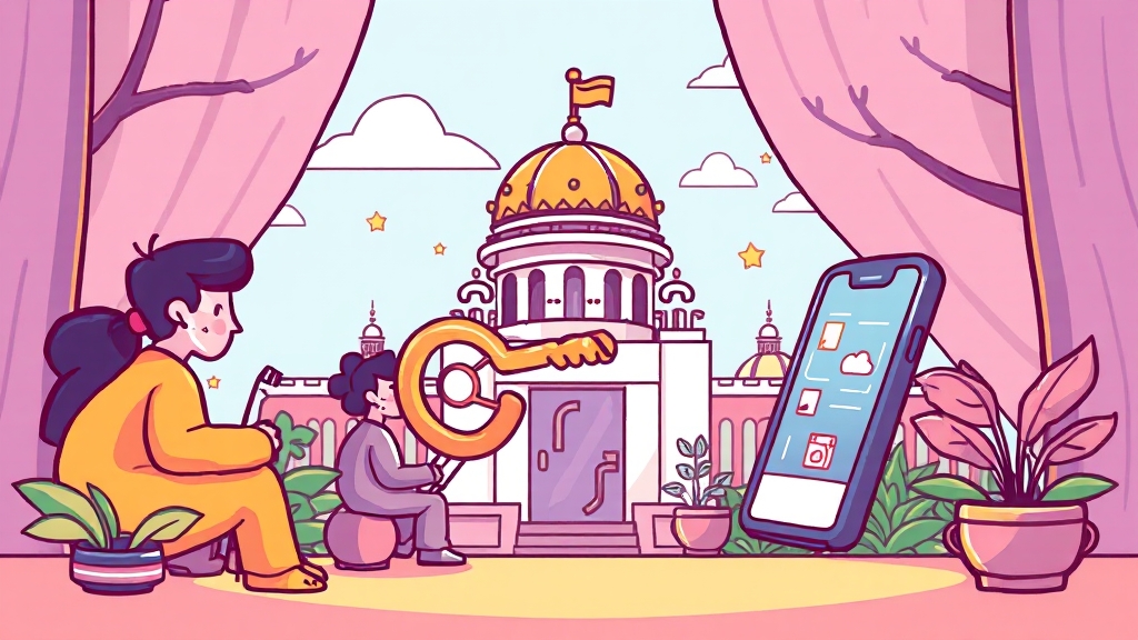 보조금24시 활용 팁 (cartoon 스타일)