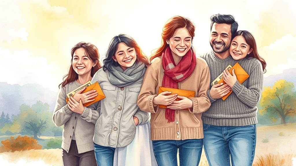 근로장려금, 왜 중요할까요? (watercolor 스타일)