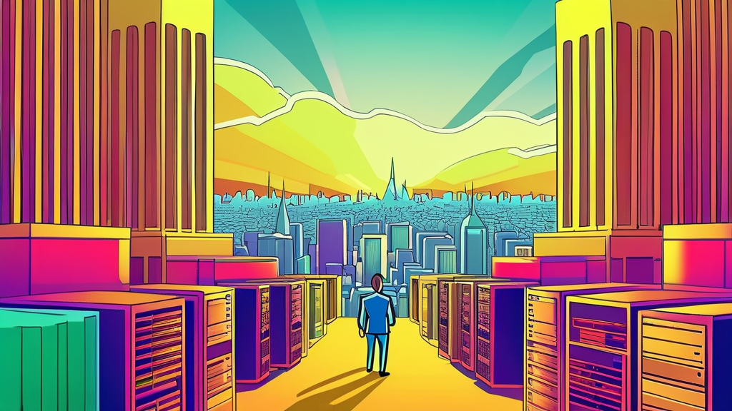 AI 서버 특수와 억만장자들의 부침: 시장의 명암과 투자 전략 (cartoon 스타일)