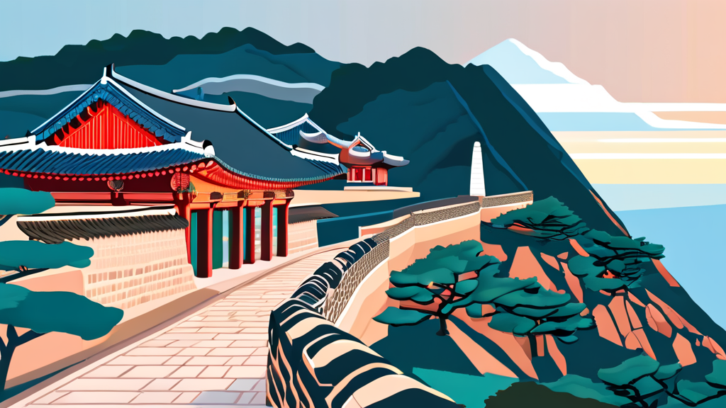 역사를 만나는 특별한 장소 (illustration 스타일)