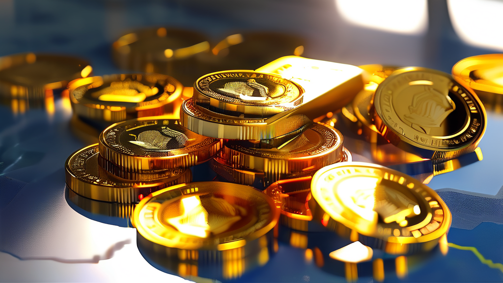 금값 변동을 좌우하는 글로벌 경제 지표 (realistic 스타일)