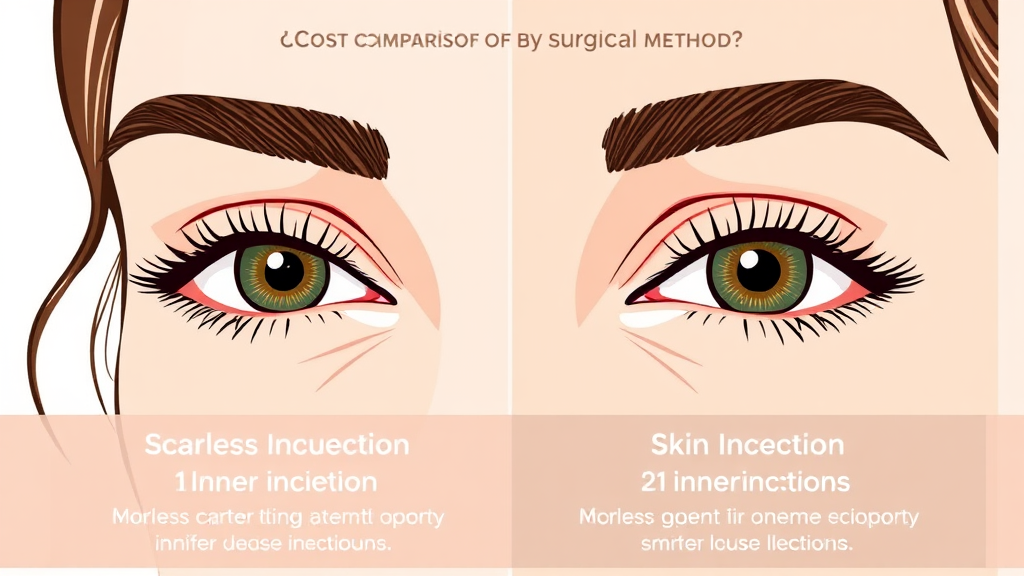 내 눈에 맞는 수술 방식과 비용은? (illustration 스타일)