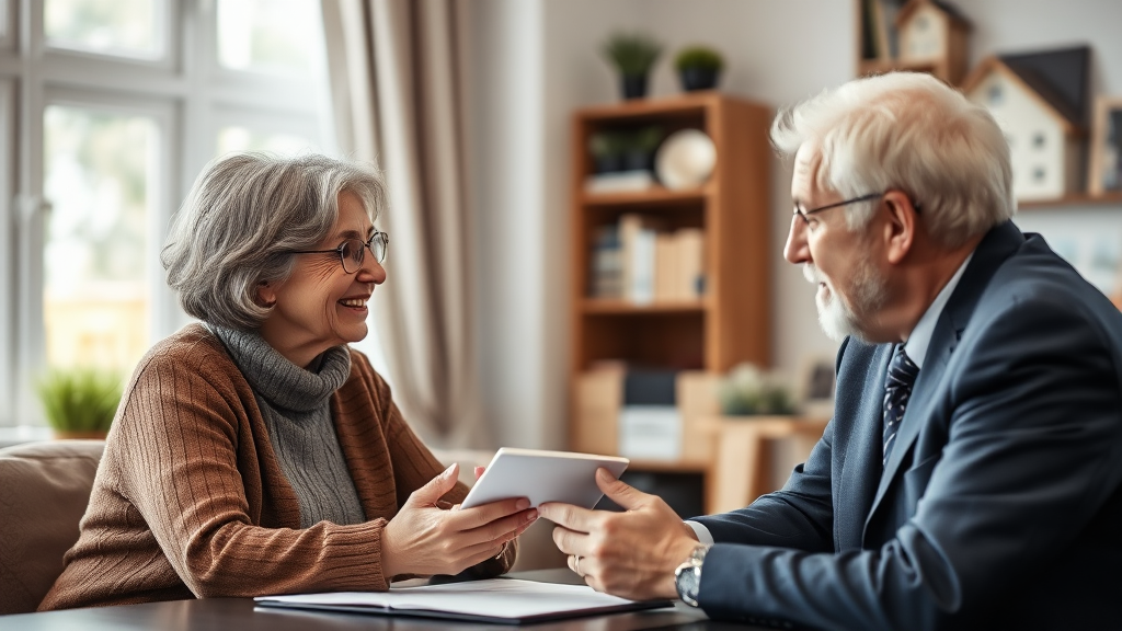 주택연금 상속, 전문가에게 묻다 (realistic 스타일)