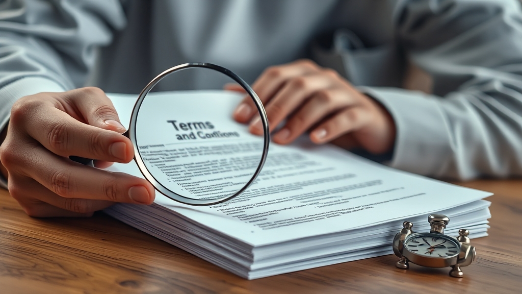 보험금 청구 시 유의사항 (realistic 스타일)