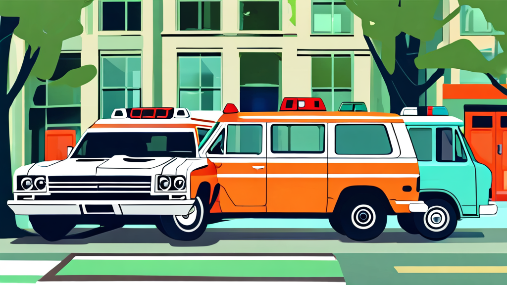 공영주차장 5부제 적용 대상 및 예외 차량 안내 (illustration 스타일)