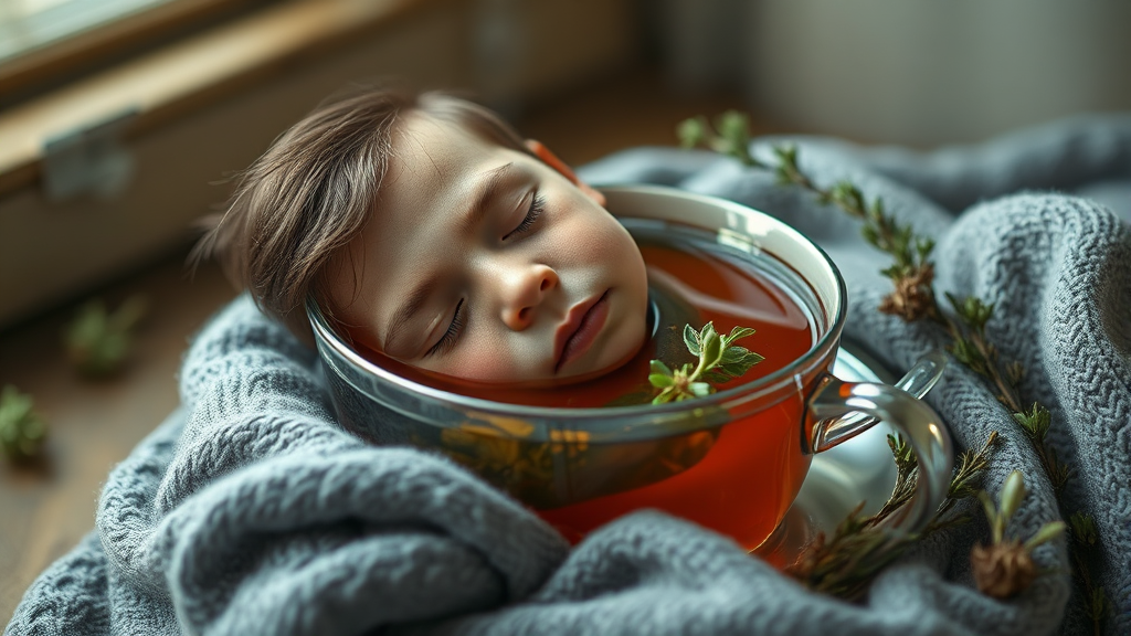 나에게 맞는 불면증 차 선택 가이드 (realistic 스타일)