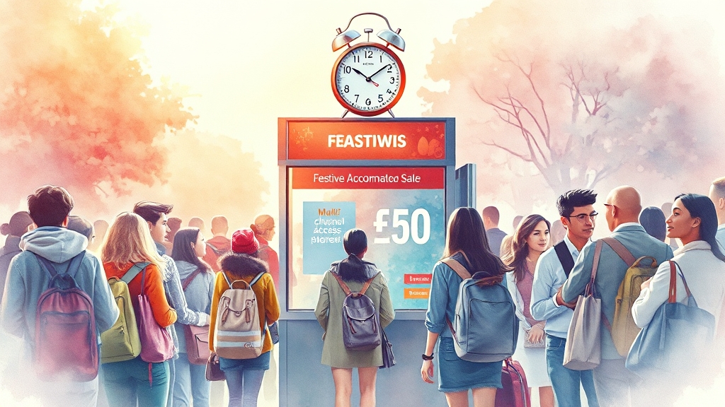 숙박세일페스타, 이렇게 활용하세요! (watercolor 스타일)