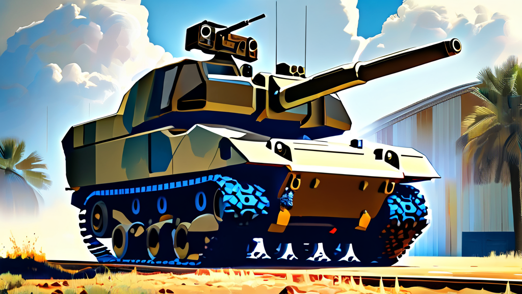 K9 자주포의 군사적 의미와 미래 전망 (illustration 스타일)